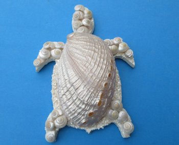 4-1/2 inch Small Pearl Abalone shell Turtle Wall Plaque - 10 pcs @ $1.80 each; 30 pcs @ $1.60 each